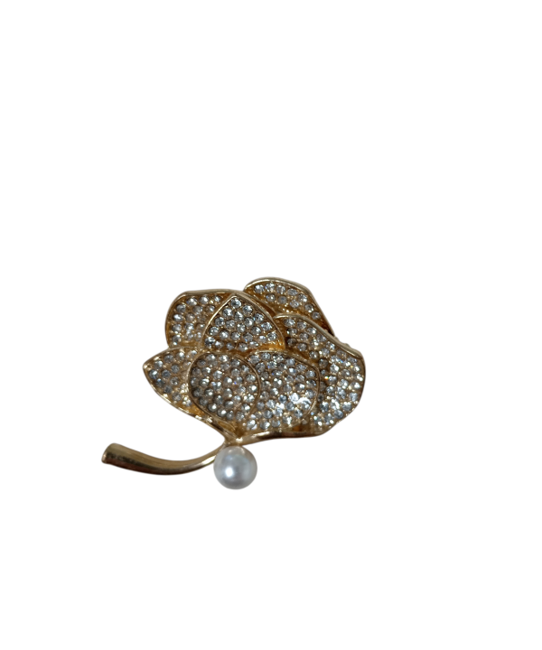 BROCHE DOREE ou ARGENTEE